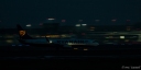 Night landing at Krakow Balice Airport
